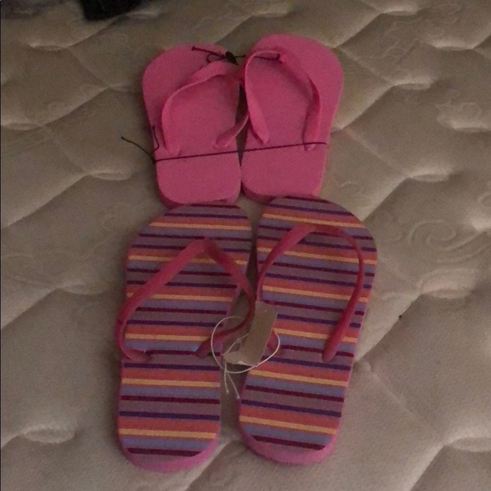 Woman’s flip flops
